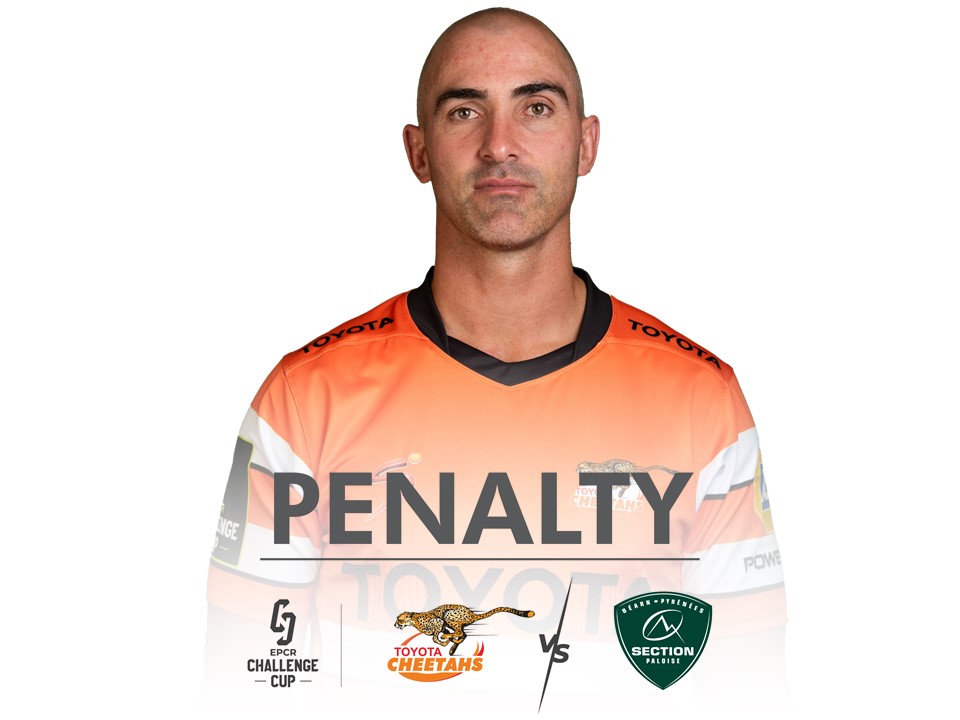 71'|Penalty Ruan Pienaar scores a penalty for the Cheetahs Toyota Cheetahs 20-26 Section Paloise #CHEvPAU #EPCRChallengeCup @ToyotaSA