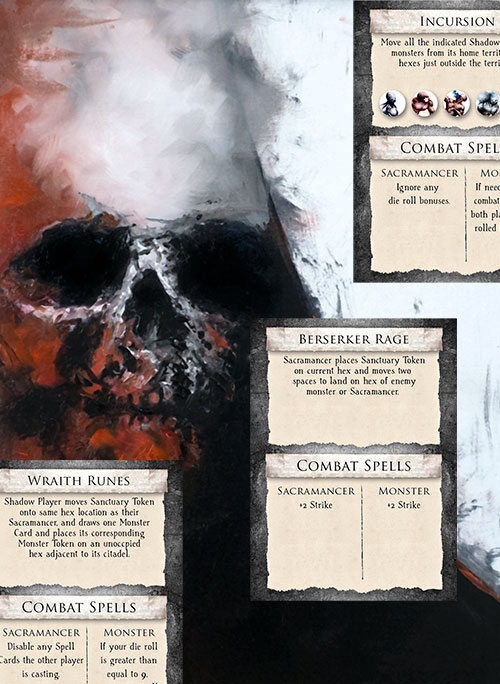ShadowMyths's tweet photo. In Sacramancer (my dark fantasy board game), what happens when you lose your last citadel? You become a destructive force of nature as a Shadow Player!
Learn more at https://t.co/twb0N4WaVN.
#darkart #boardgame #horrorgame #fantasy #creepy #shadowplayer https://t.co/W3sxBim1nX