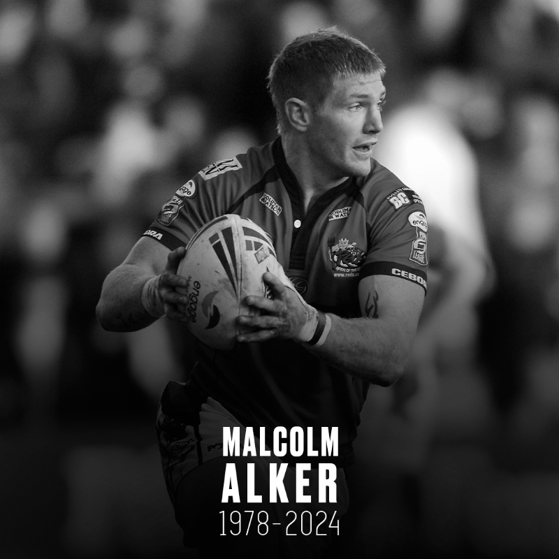 SalfordDevils's tweet photo. It is with huge sadness that we learn of the passing of former-Salford captain, Malcolm Alker. 

All our thoughts are with Malcolm’s family and friends at this difficult time.