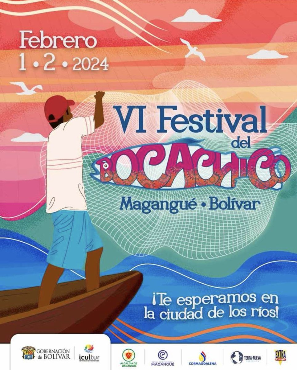 ivansanes's tweet photo. A comer Bocachico en Magangue el 1 y 2 de Febrero. Que #Resuene Magangué https://t.co/8HoVwJCUqc