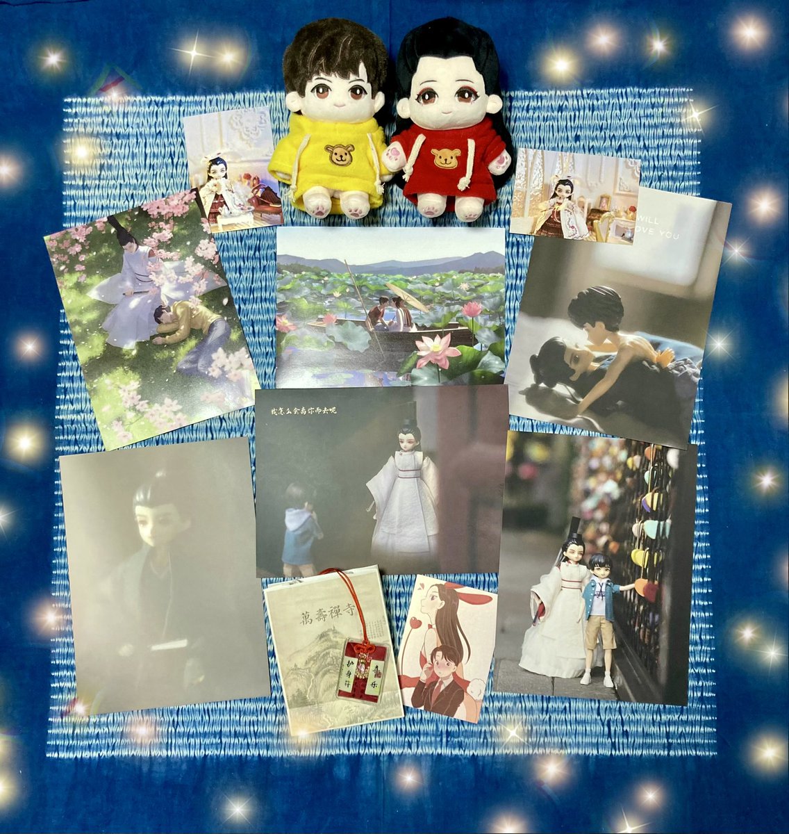 mikushka11's tweet photo. こちらが本日上海から到着した #棋魂 イベントの参加記念品です❣️
この写真の中には入ってないバッジもありま��😭😭😭😭😭
以前購入したぬいぐるみの洋服や蘭困寺(湖州万寿禅寺)のお守りまで頂き本当に感激😭😭😭❤️❤️❤️❤️✨
一点ずつ写真あげますね🥹🥹🥹
@sumuli999 さん、本当にありがとう🙏🙏🙏 https://t.co/N5KHnSxxVc