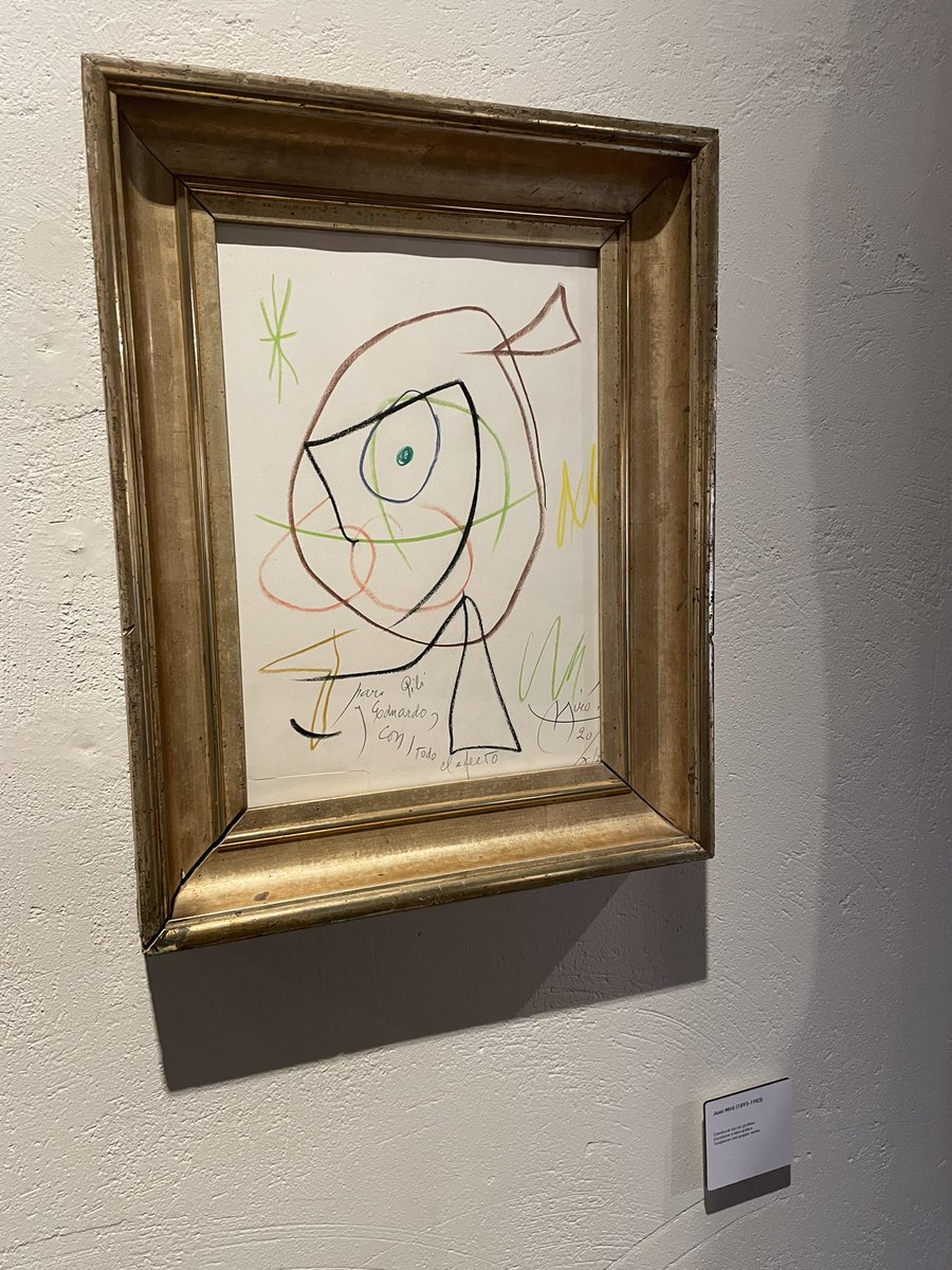 Grande Joan Miró que consiguió que otros expusiesen lo que para el resto del mundo se queda en la puerta de la nevera #ChillidaLeku #storytelling