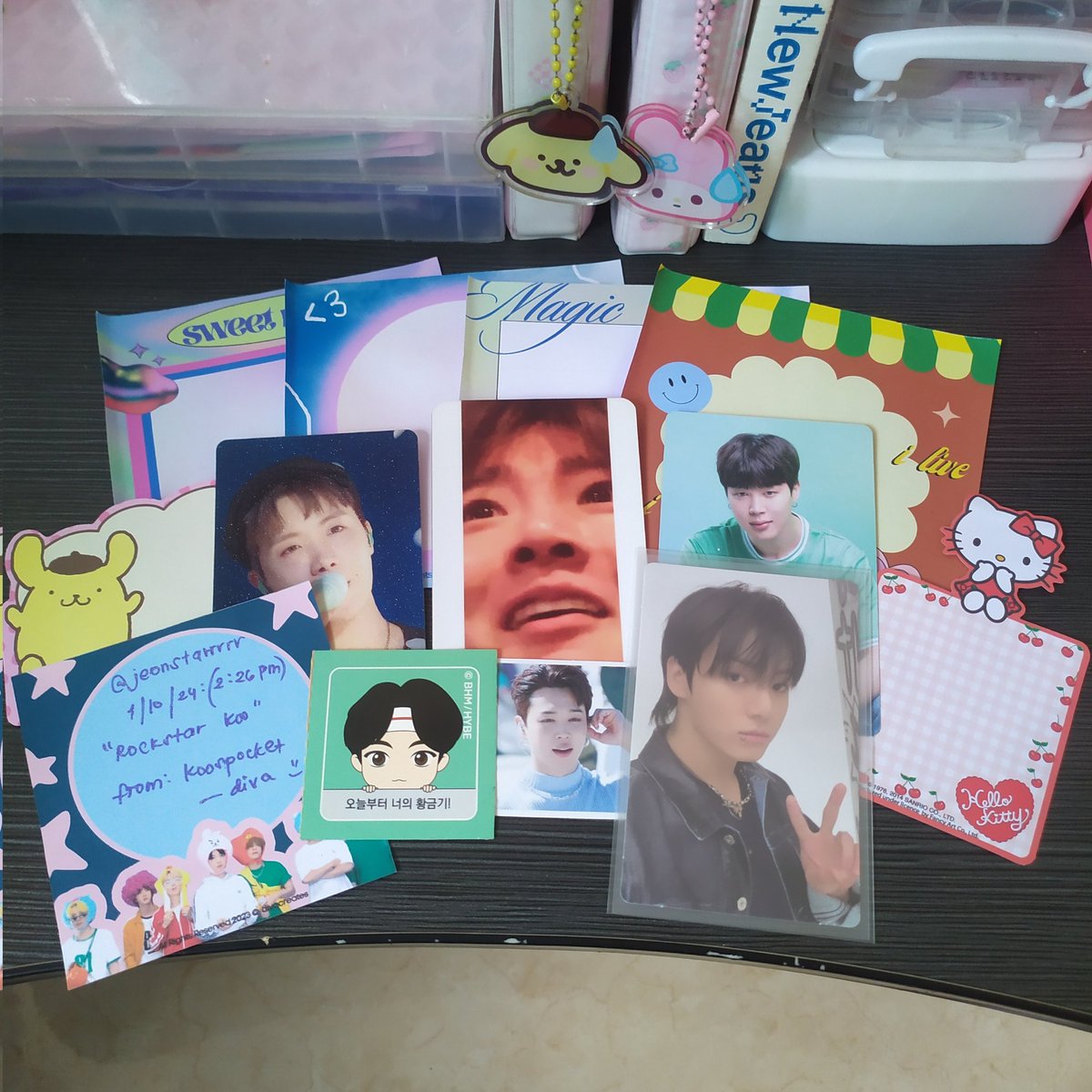 cherishforkoo's tweet photo. ⁺ 𓂋 𓈒 🍡 #kieeelovemails ☆
🧷 hello ate @koospocket ! thank u sm po for letting me adopt rockstar koo tysm din for packing him safely and secured, >_< 🩷
𓂃 🍥 𓈒 𓆪 #mailsfromdiva https://t.co/ZLekr3Kv4i