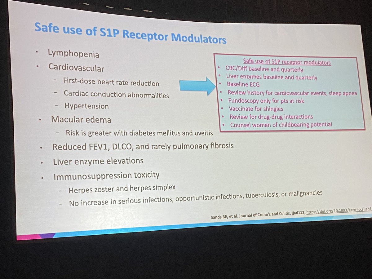 EdwardLoftus2's tweet photo. Sands: S1PR modulators in #IBD : best positioned as a first line advanced therapy #GUILD @GuildConference @bruce_sands1 https://t.co/2g3c2FBwwz