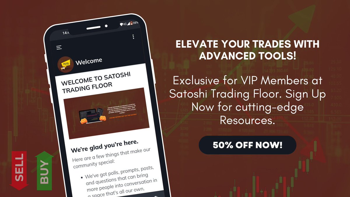 crytpog3mhunter's tweet photo. GM 

Unlock Your Trading Potential! 🚀 

Get 50% Off VIP at Satoshi Trading Floor. 

Limited Time Only! 

Advanced Tools, Personal Coaching, Insider Insights. #TradingVIP #SatoshiTradingFloor