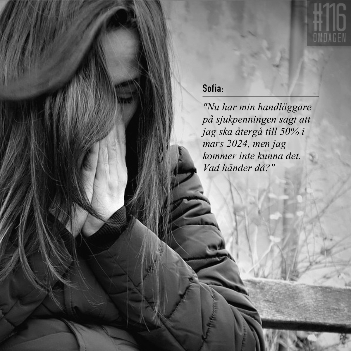 116omdagen's tweet photo. Sofia:
”Jag är helt slut. Vad ska jag göra?”
https://t.co/r0HySL7F0m
#sjukförsäkring #svpol #Försäkringskassan #116omdagen #utförsäkrad #sjukpenning #sjukskrivning #systemfel #läkarintyg #nekad #ME #MECFS #utredning #arbetsförmåga #sjukersättning #rehab #ensamstående https://t.co/WOp8nXe7LC