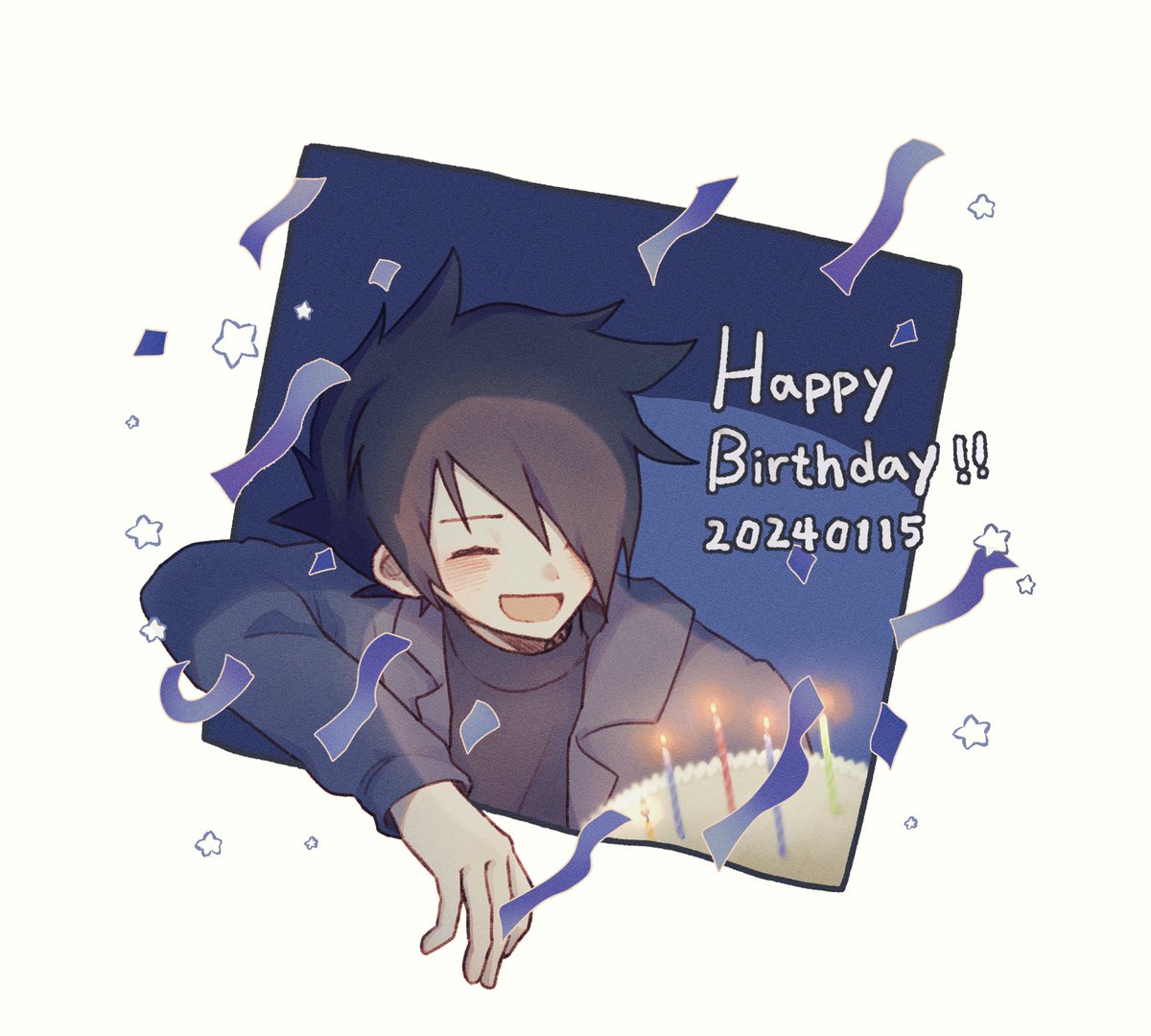 #81194レイ誕生祭2024
#約束のネバーランド
올해도!! 레이 생일축하해!!🩶🪻🩶