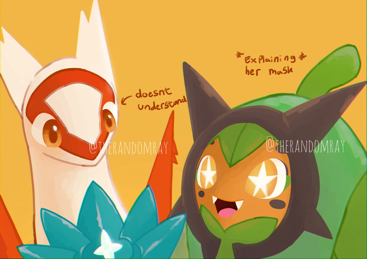 therandomray's tweet image. ogerpon explaining her mask to latias
#PokemonScarletViolet #pokemonfanart #paldea #ポケモンSV #ポケモンユナイト