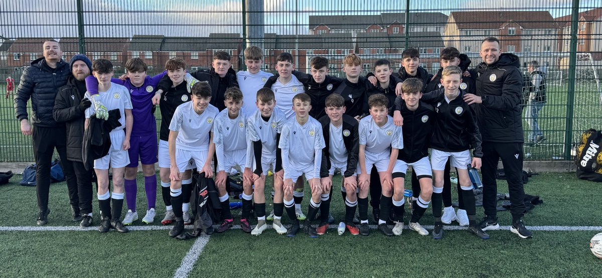 Job done ⚽️⚽️🏆💪

Well done to the team on coaches on progressing to the last 8 of the Scottish Cup with a 2-1 victory. A tense game was settled by Joe’s strike in the dying minutes. Charlie Miller FA were tough opponents, we wish them well for the rest of the season 👍