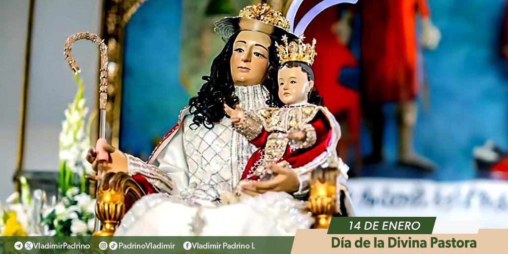 vladimirpadrino's tweet photo. Hoy Venezuela y especialmente el pueblo larense, se regocijan en la Fe y el amor por la madre de Jesucristo en su advocación de la Divina Pastora; patrona de nuestra Milicia Bolivariana, a quien acudimos con esperanza a rogarle que siga protegiendo a esta Patria ¡Salve Divina Pastora!