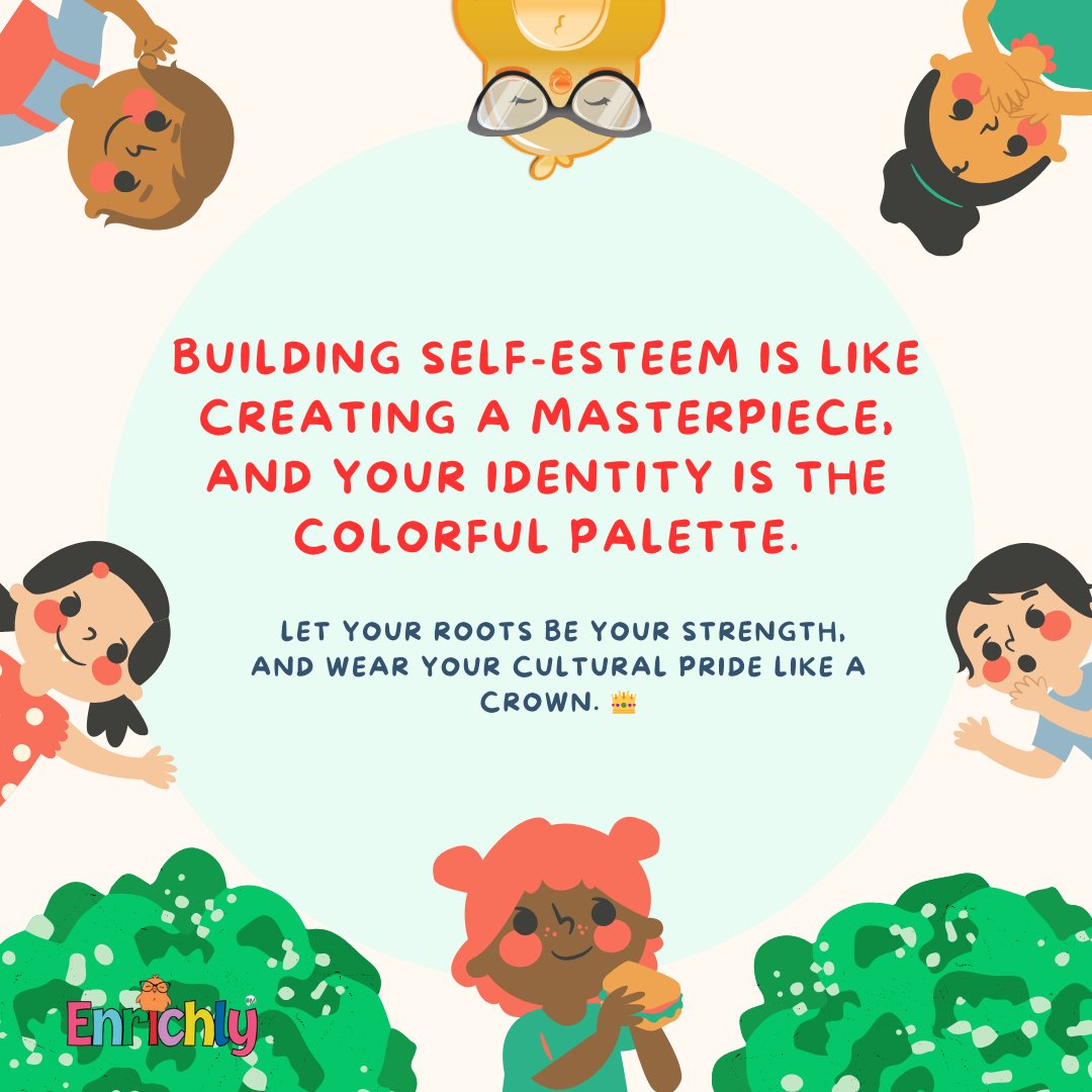 Embrace who you are, where you come from, and the amazing culture that makes you uniquely YOU! 🌍 Remember, family is the heart of it all— they're the ones who nurture your roots and celebrate your growth. 🌱💕