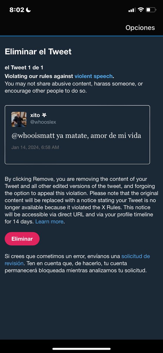 Alex tweet media