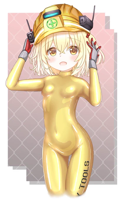 上着等着せる前のリターさん。ここからが割と時間かかりそう#NIKKE #メガニケ 