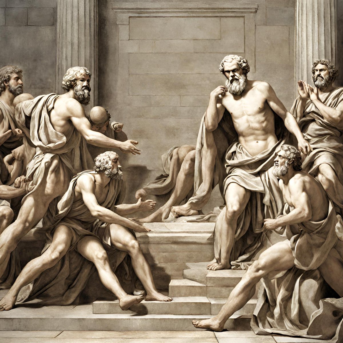 İdamla yargılandığı mahkeme önünde verdiği öğütler karşılığında ücret almadığını savunan Sokrates şöyle der: “Doğru konuştuğuma dair yeterince inandırıcı bir şahidim var sanırım, o da yoksulluğumdur!”