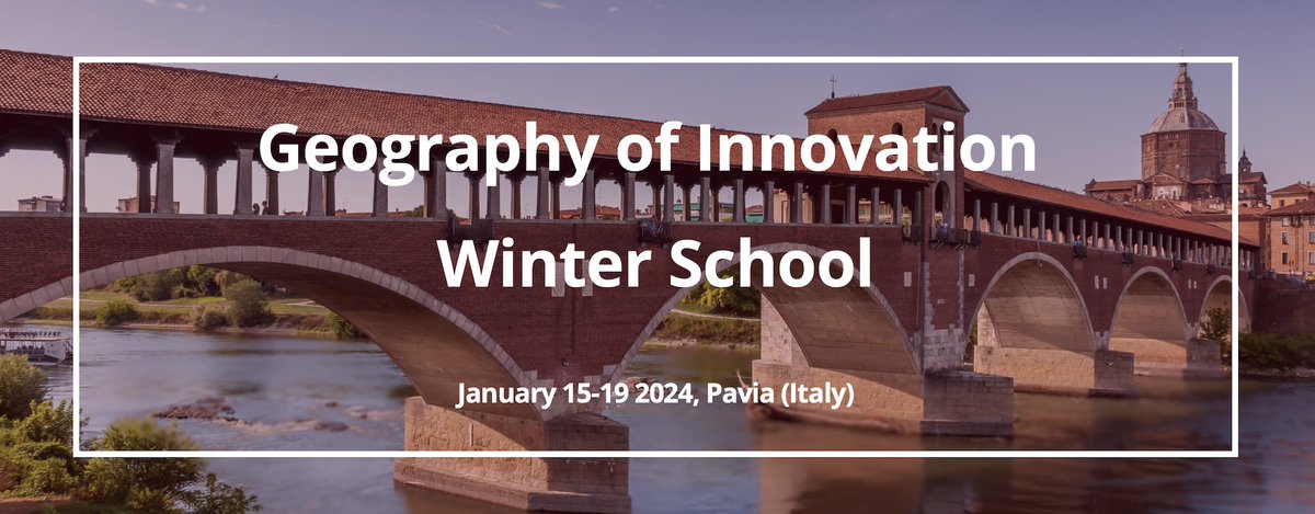 After an amazing @geoinno2024 tomorrow the First Geography of Innovation Winter School starts @unipv with an impressive line-up of speakers and 40 young very promising researchers in the field scienzepolitichesociali.dip.unipv.it/sites/dip11/fi… @morrisonXandrea @jeromevh @RasmusLema @MichelaBello