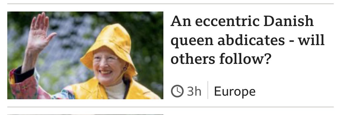 RTscripts's tweet image. Just how many eccentric Danish queens are there…?