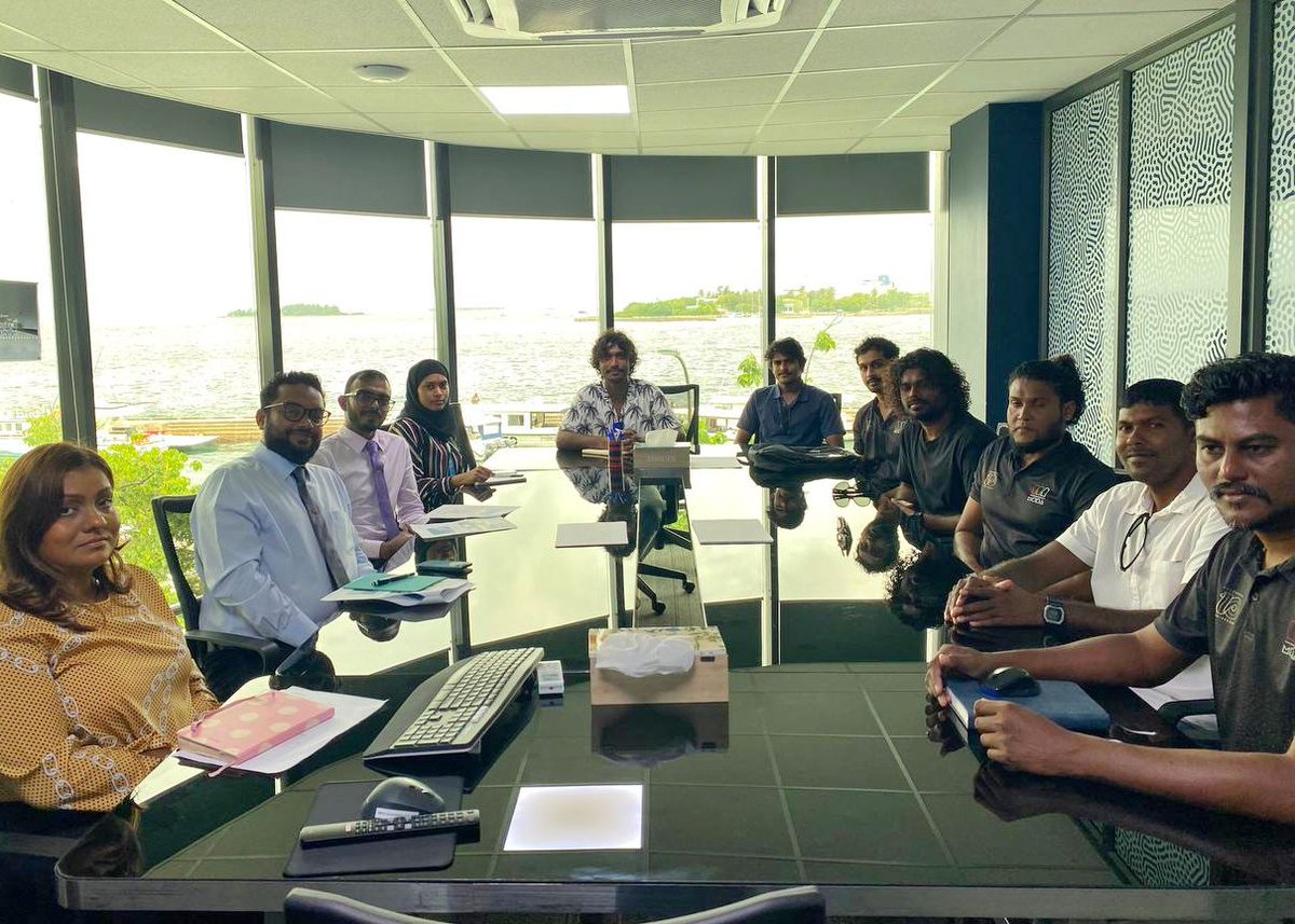 Our meeting with the Maldives Bodyboarding Association was very successful. We discussed ways to promote the surfing segment and plan to collaborate to address raised concerns.