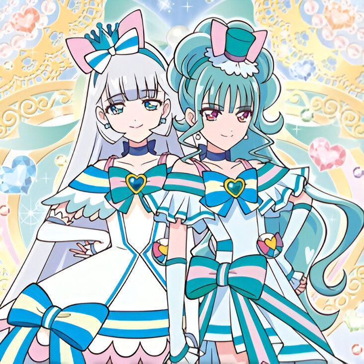 Really reallllly hope we won't have to wait too long to see these two debut in the show. 
#precure #precure20th