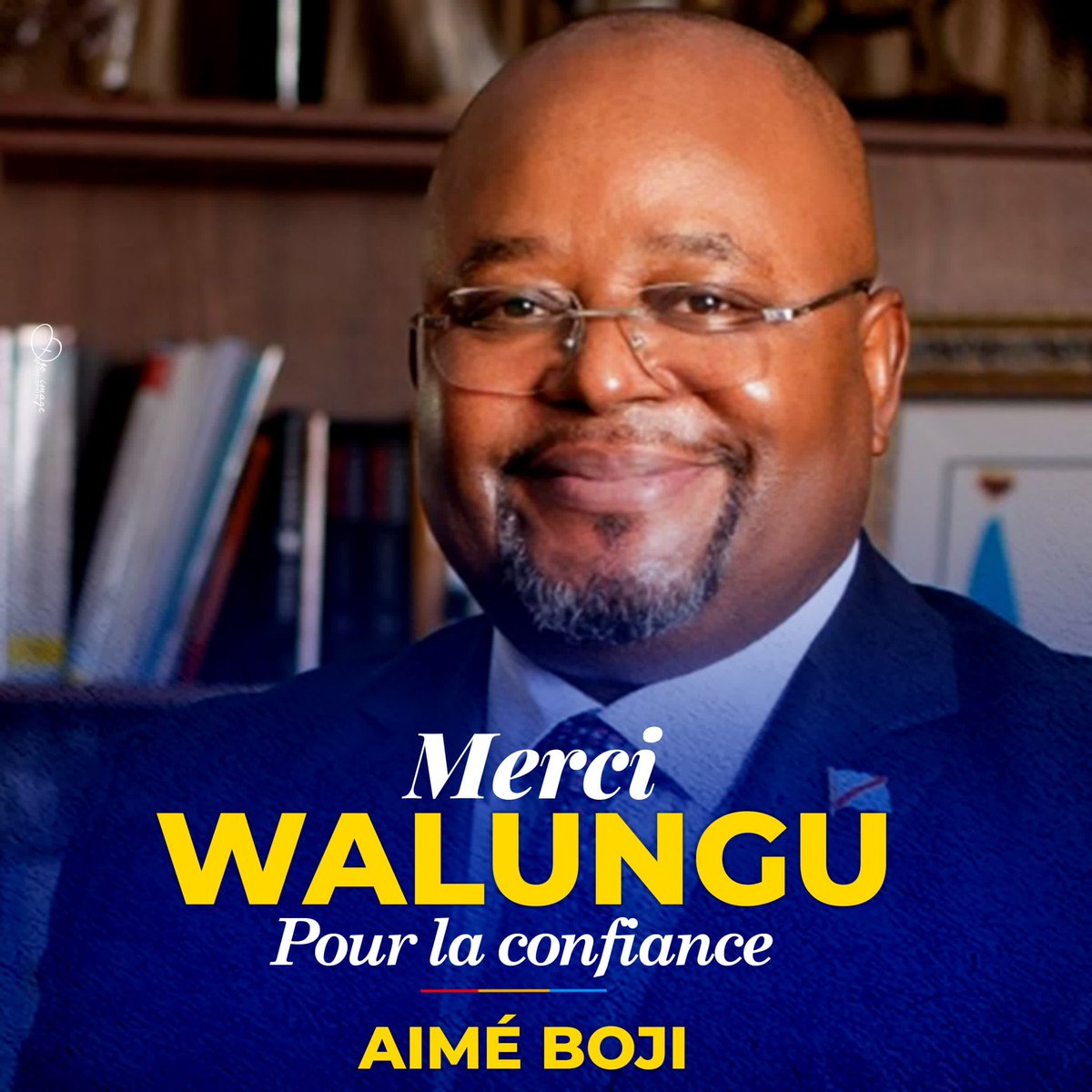 Gloire à Dieu pour cette première étape franchie. Mes remerciements à mes frères et soeurs de Walungu pour la confiance renouvelée. Je vais continuer à donner le maximum de moi-même. Ma reconnaissance envers tous ceux qui m'ont soutenu tout au long de ce parcours semé d'embûches.