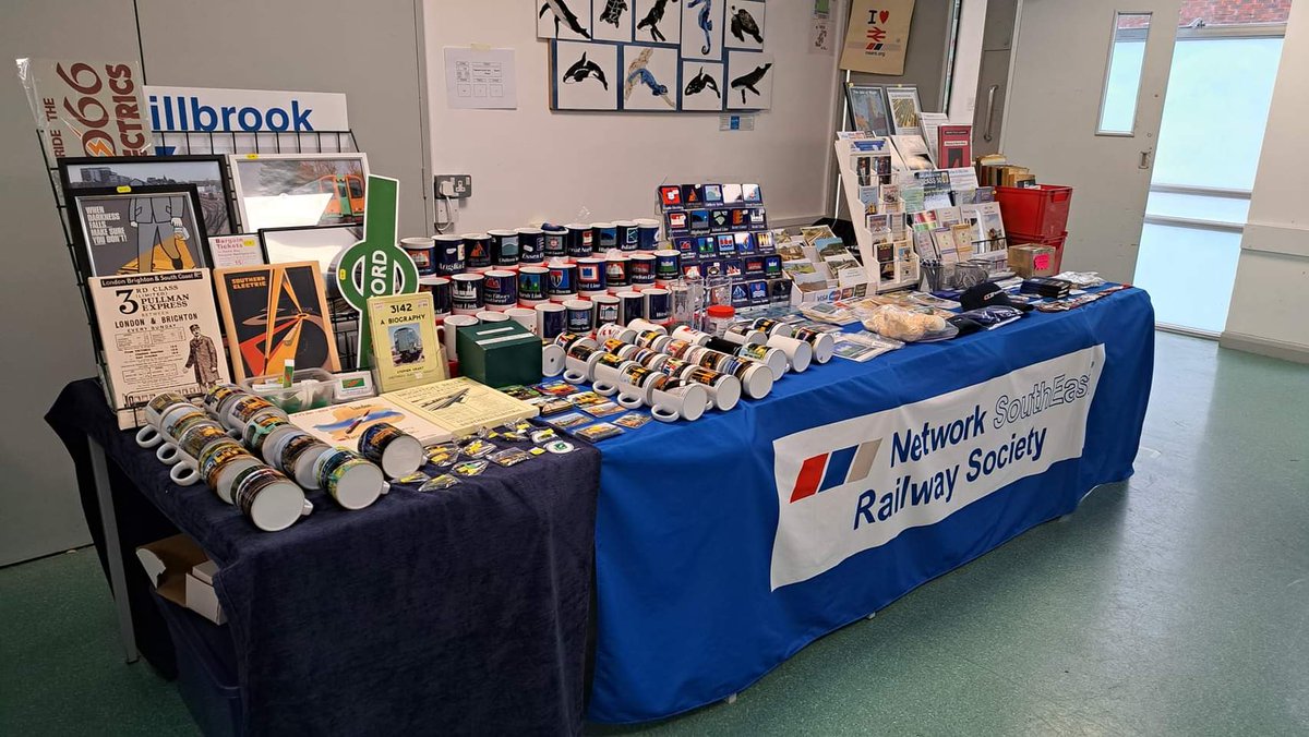 Our sales stand is out at the Bognor Regis model railway exhibition today 
Located in a room at the back of the sports hall. 
Some new merchandise available! 

Location - Felpham Community College