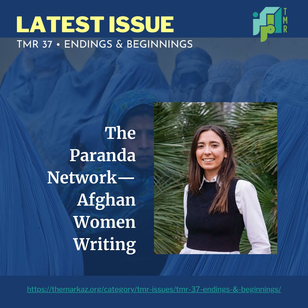 TheMarkazReview's tweet photo. Breaking stereotypes that their country is only about war, Afghan women continue to write despite the Taliban, writes Lillie Razvi.
Read the full essay in our latest issue: https://t.co/EZAPPy0rDs
#tmr37 #endingsandbeginnings #latestissue #newarticle #lillierazvi https://t.co/s1PCiF1dqk