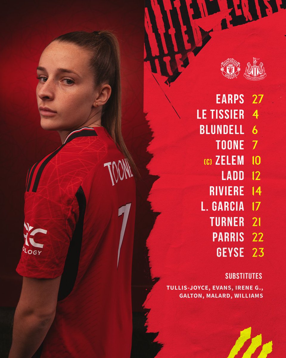 ManUtdWomen's tweet photo. Presenting your first #MUWomen XI of 2024 — let's go! 👊🔥

#WomensFACup https://t.co/J6vf0nYZW9