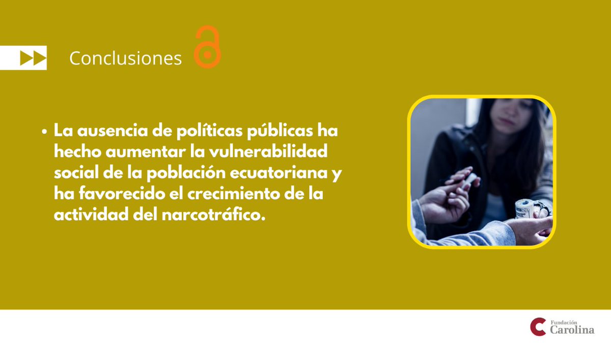 Red_Carolina's tweet photo. @AlvaroMayoral2 👉 "El fenómeno del narcotráfico, que tiende a fortalecerse allí donde existe debilidad e inoperancia estatal, se ha desarrollado con intensidad en Ecuador en el último lustro"

✍️ @AlvaroMayoral2 investigador de #FundaciónCarolina

📥 #AccesoAbierto: https://t.co/EvSrblE91f https://t.co/OrwJaMdvbq