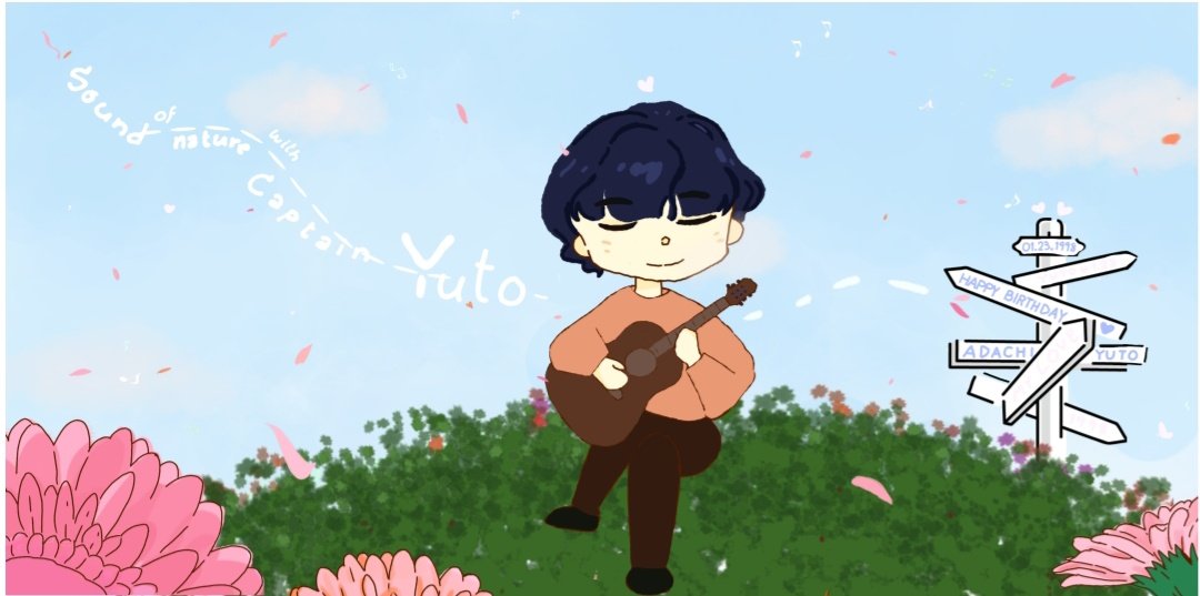 Kyaputen_YUTO's tweet photo. 🚩Mini gall HBD 
📍Lavita @ Stadium One 
🗓️Jan 18-21 10.00-20.00
✨Drink,Dessert,Draw
᠃ ⚘᠂ ⚘ 𝄞 ⚘ ᠂ ⚘ ᠃
Sound of Nature with Cap Yuto  
แล้วเจอกันนะคะ °𐐪♡𐑂°
#KyaputenYutoDay2024
#PENTAGON #ユウト #YUTO 
#ADACHI_YUTO
#安達祐人
#아다치유토
Art @loststars0_0 @nataru_chung https://t.co/nLPPDlSOwF