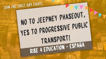 Ako si Rix mula sa UST SHS at ngayong bagong semestre, tuloy ang laban para sa academic freedom at pagbasura sa PUV Phaseout! Makiisa sa laban ng kabataan at komyuter laban kay Marcos Jr., sumakay sa biyaheng patagumpay!

#DefendAcadFreedom
#ThomasiansSayNoToPUVPhaseout