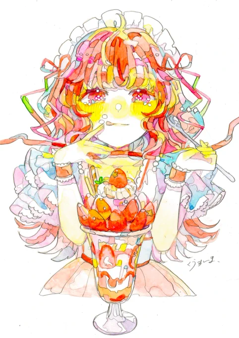 Strawberry parfait 