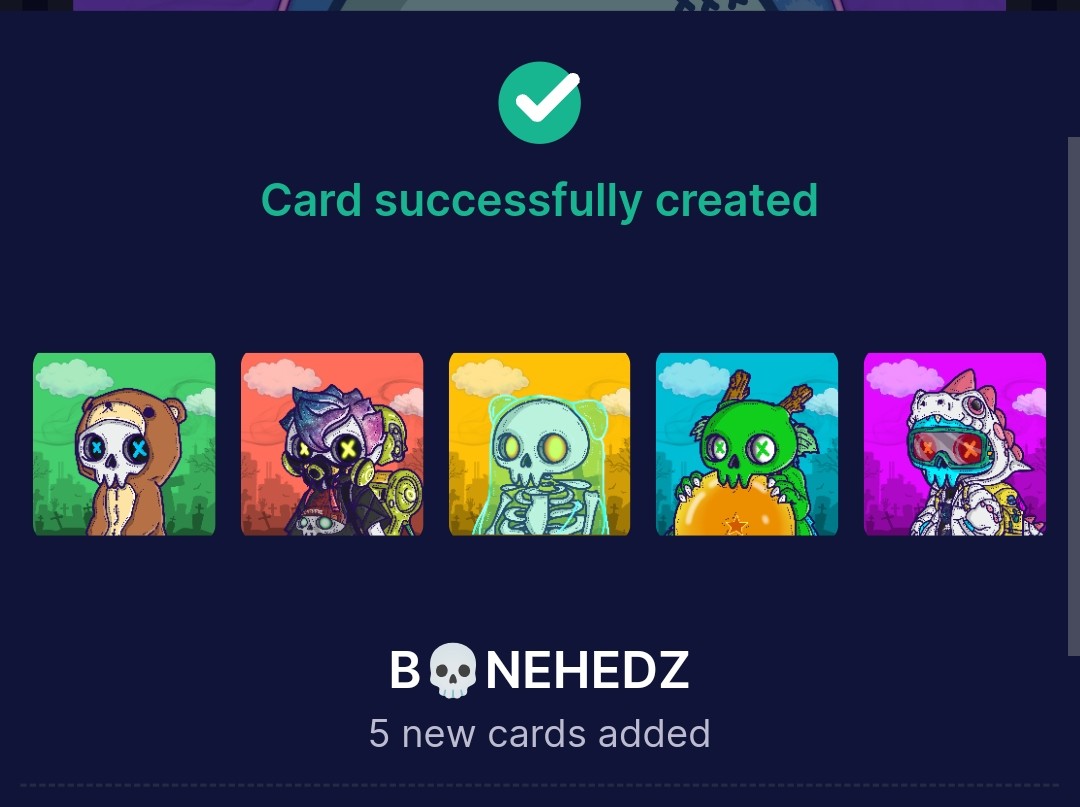 bonehedz_05's tweet photo. GE $NEAR checkout this 5 new bonehedz on my collection.๐
https://t.co/qVNik0u7Cg
@NearNft @NEARProtocol @ParasHQ @filartistDAO #NEARProtocol #nearnft #parasHQ #YearofTheDragon https://t.co/jWXnIW6HF1