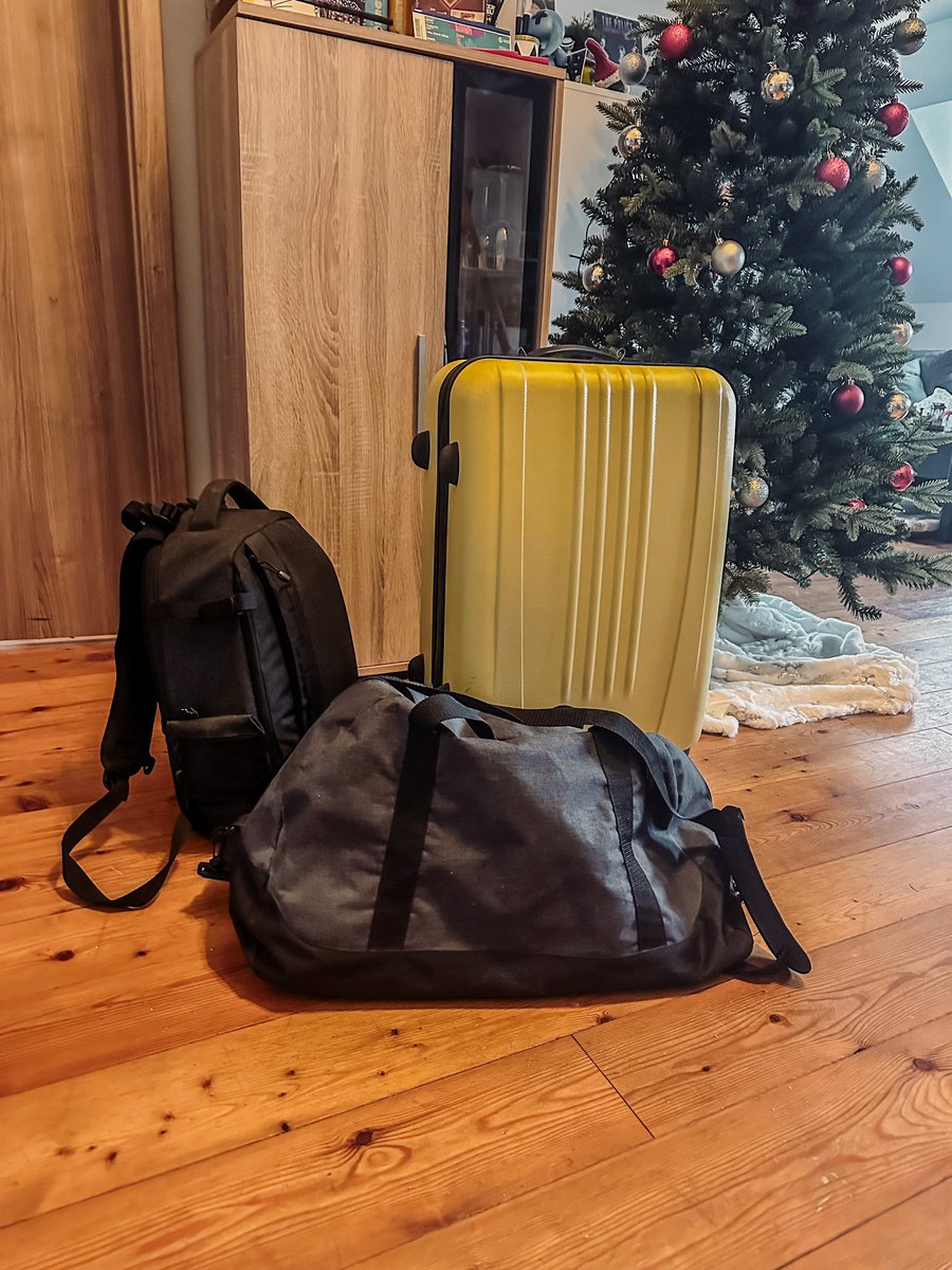 Alles gepackt und heute Abend geht es auf den ersten Weg nach Bayern 🥳