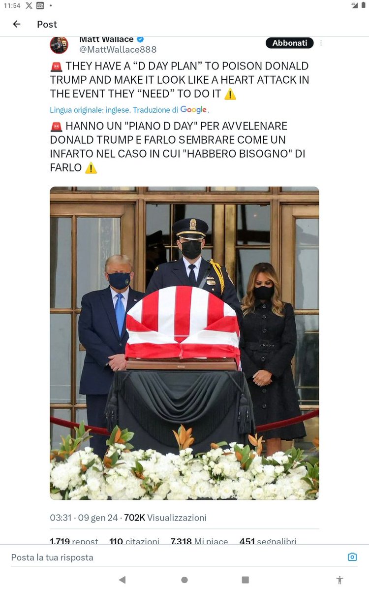ADA79991318's tweet photo. @MARIACL551 LO VOGLIONO MORTO ๐ญ๐ญ๐ญ๐ญ๐ญ๐๐๐๐โน๏ธโน๏ธ#FORZAAAA #DONALD #TRUMP๐๐๐ฏ๐ฏ๐ฏ๐ช๐ช๐ซ๐ซ๐ซโจ๐ฅฐ๐ฅฐ๐ฅฐ https://t.co/rgHrSu8Wyp