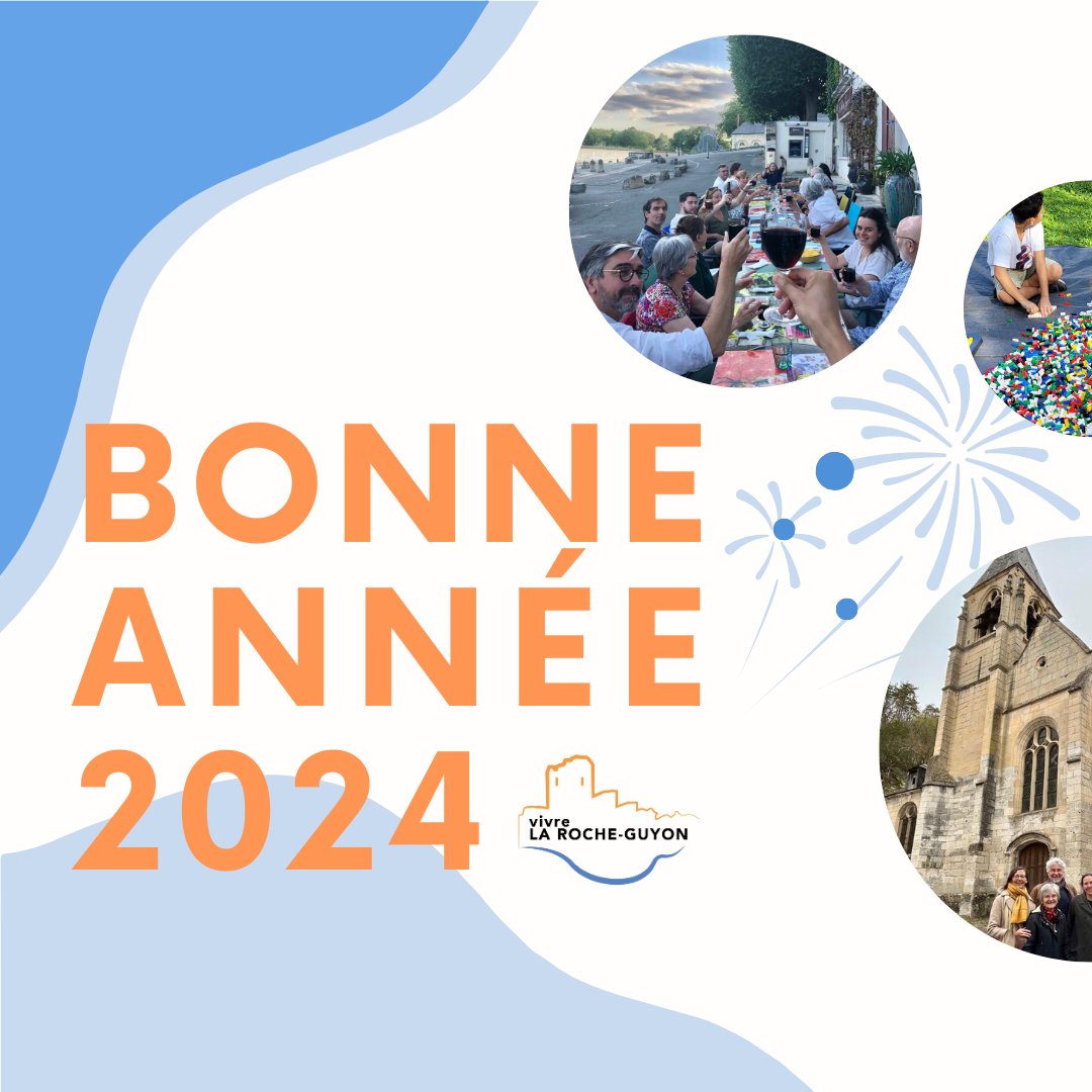 larocheguyon's tweet photo. 🥳✨L'association #VivreLaRocheGuyon
vous souhaite une excellente année 2024 !
Ensemble, continuons à bâtir une communauté
solidaire et engagée !🤝
Pour participer aux prochains moments conviviaux et
soutenir nos actions, adhérez à notre association
!💙🧡
https://t.co/Q8uuepPl6Z https://t.co/wtbvpzDsaE