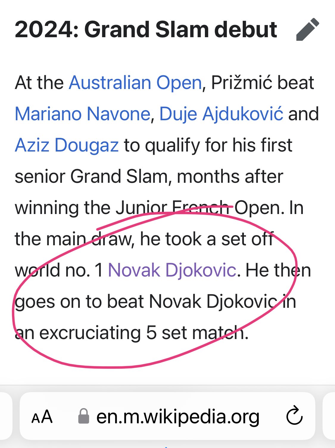 2024 Australian Open Wikipedia Adan Lissie