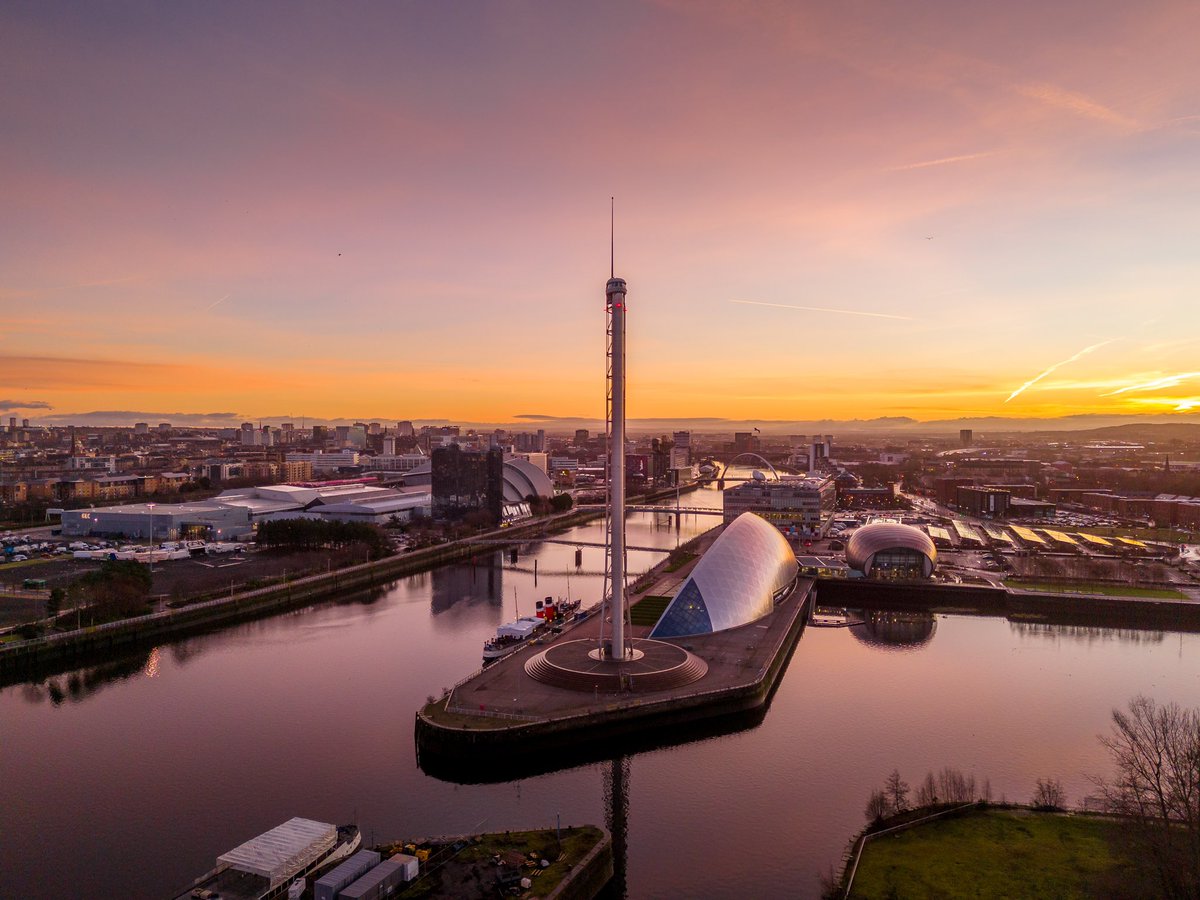 Glasgow Views 😍 @gsc1 #Glasgow #Drone