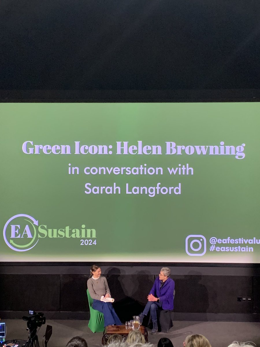Day 2 #easustain listening to <a href="/BrowningHelen/">Helen browning</a> talk about her journey in organic farming and plans for the future 🌾 #oraganicfarming #Regenerativefarming #SFI