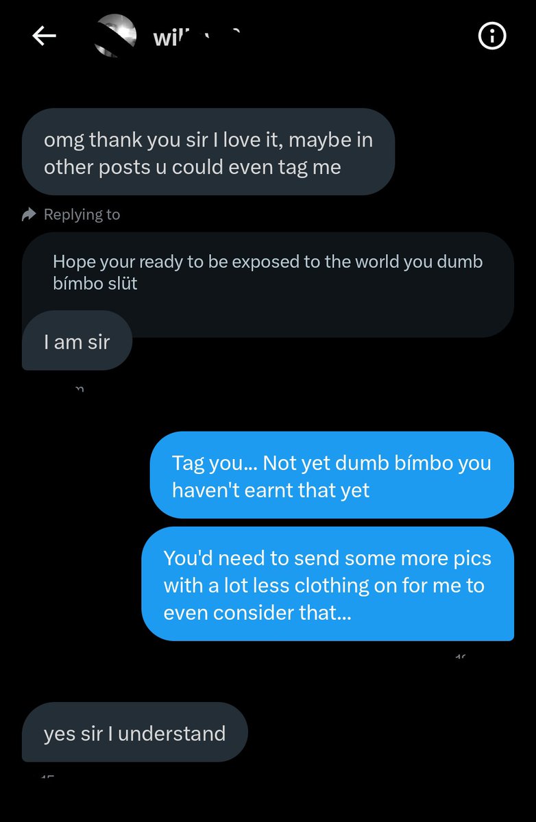 WillowFakeBimbo's tweet photo. Desperate whôre begging for expôsure... Such a good slút always on her knees calling me sir 😈 #wankchat #cuck #BBC https://t.co/gv15W0bAeR