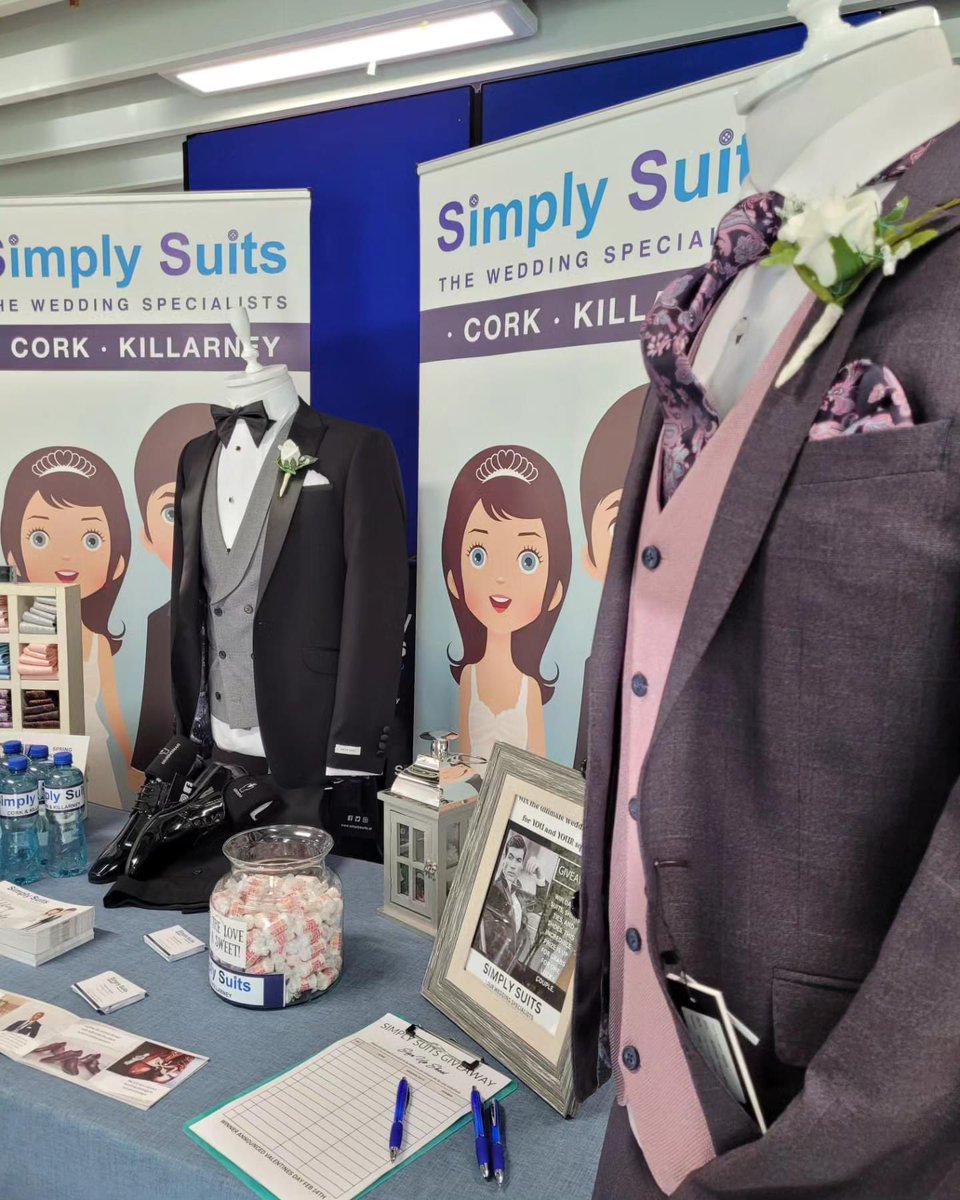 SimplySuits's tweet photo. @wedfest.ie
Here at the showcase from 12pm to 5pm! @PaircUiCha0imh @OfficialCorkGAA
Come talk to our wedding specialists at our stand and sign up for our huge giveaway!
#weddings #wedfest #groom #groomsmen #giveaway https://t.co/RtIKmKxL3l