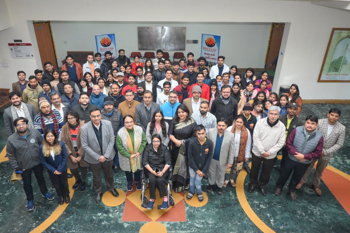 IITKanpur's tweet image. IIT Kanpur observed the Annual Day of the institute’s Cell for Differently Abled Persons (CDAP) on January 13, 2024, highlighting the significance of the day by focusing on the use of sign language.

#differentlyabled #signlanguage #InternationalDisabilityDay #IITKanpur #iitk