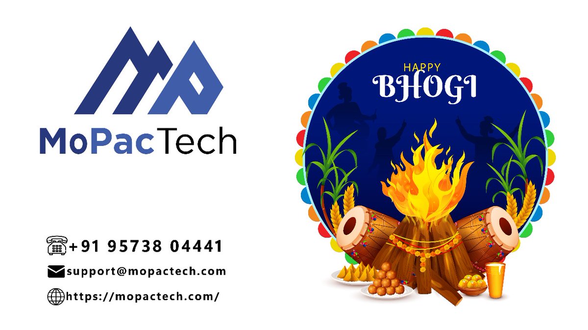 MoPacTech's tweet image. May the flames of Bhogi brighten your life and bring in a year of prosperity and success. Happy Bhogi! 🔥💫
#Mopactech #HappyBhogi #Bhogiwishesh #Lohri #Bhogi2024 #Sankranthi