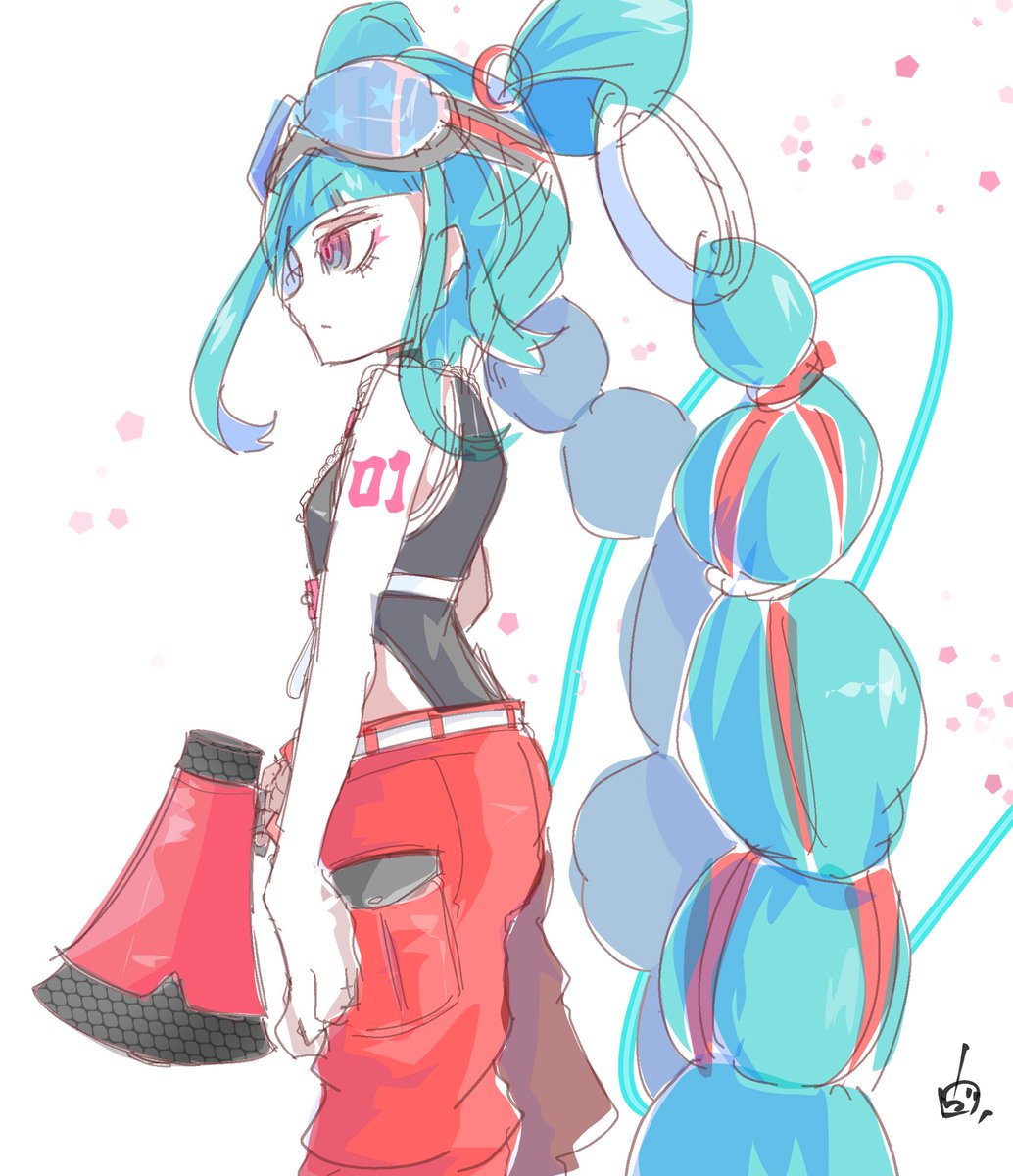初音ミク「HERO #初音ミク」|ヴォルさん.⚡️✌︎('ω'✌︎ )⚡︎のイラスト