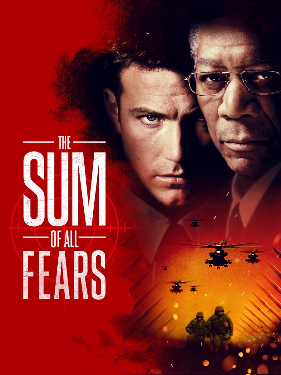 #TheSumOfAllFears (2002) Great cast. Fantastic acting. Really good characters. Nice setting and tone. Cool music.  It definitely lacks action. The plot can be all over the place, lacking focus and motive. The ending was okay. Just convoluted and so much on explained. 4.5/10