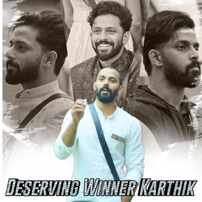 r_tejraj's tweet photo. Deserving winner karthik ❤️ https://t.co/eibafDpYlF