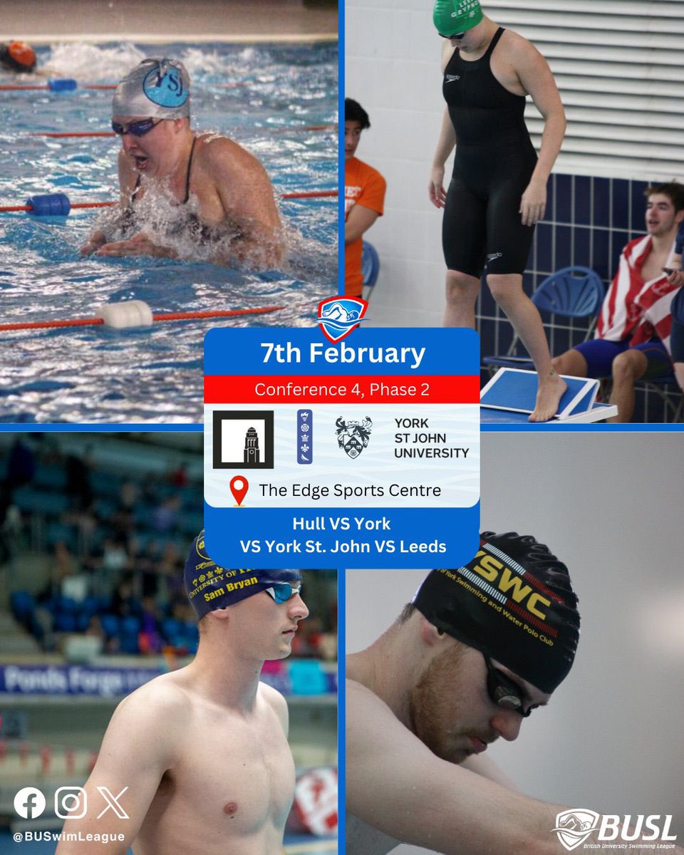 BUSwimleague's tweet photo. Phase 2 date announcement, conferences 1-4. Best of luck to all the teams competing🤞the winners will automatically qualify for the A-Final!💪 https://t.co/FgW7U0q5eL