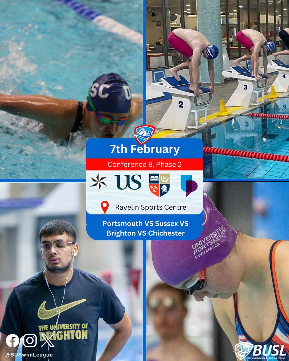 BUSwimleague's tweet photo. Phase 2 date announcement, conferences 5-8. Best of luck to all the teams competing🤞the winners will automatically qualify for the A-Final!💪 https://t.co/oJZo1yZ9va