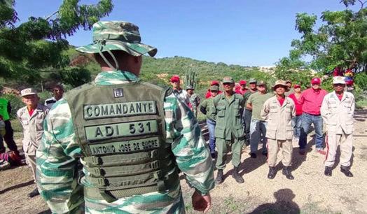 Redi_andes's tweet photo. #As��LoDijo  ||  GJ @dhernandezlarez Milicia Bolivariana @Milicia_B1 en el terreno ! Entrenando, capacitándose, ejercitándose, con la visión de la defensa integral de la patria !
#FANB
#VenezuelaEnUniónYPaz https://t.co/Uha0iekEXg
