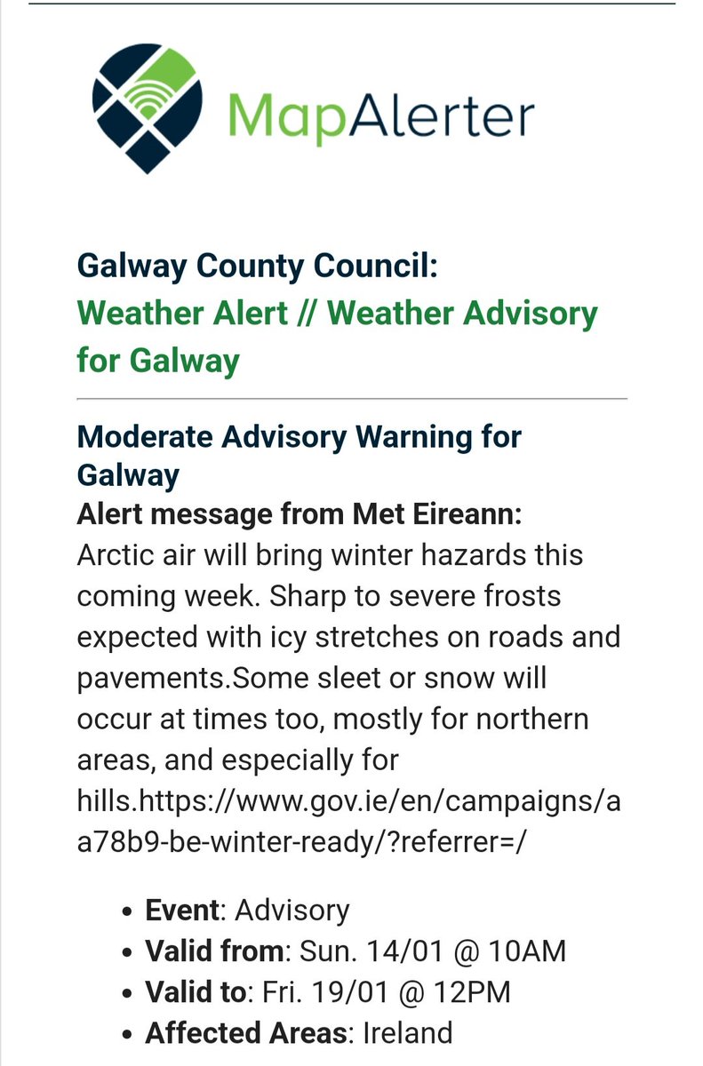 donagh_mark's tweet photo. Careful on the roads this week. https://t.co/STolXDXXQq