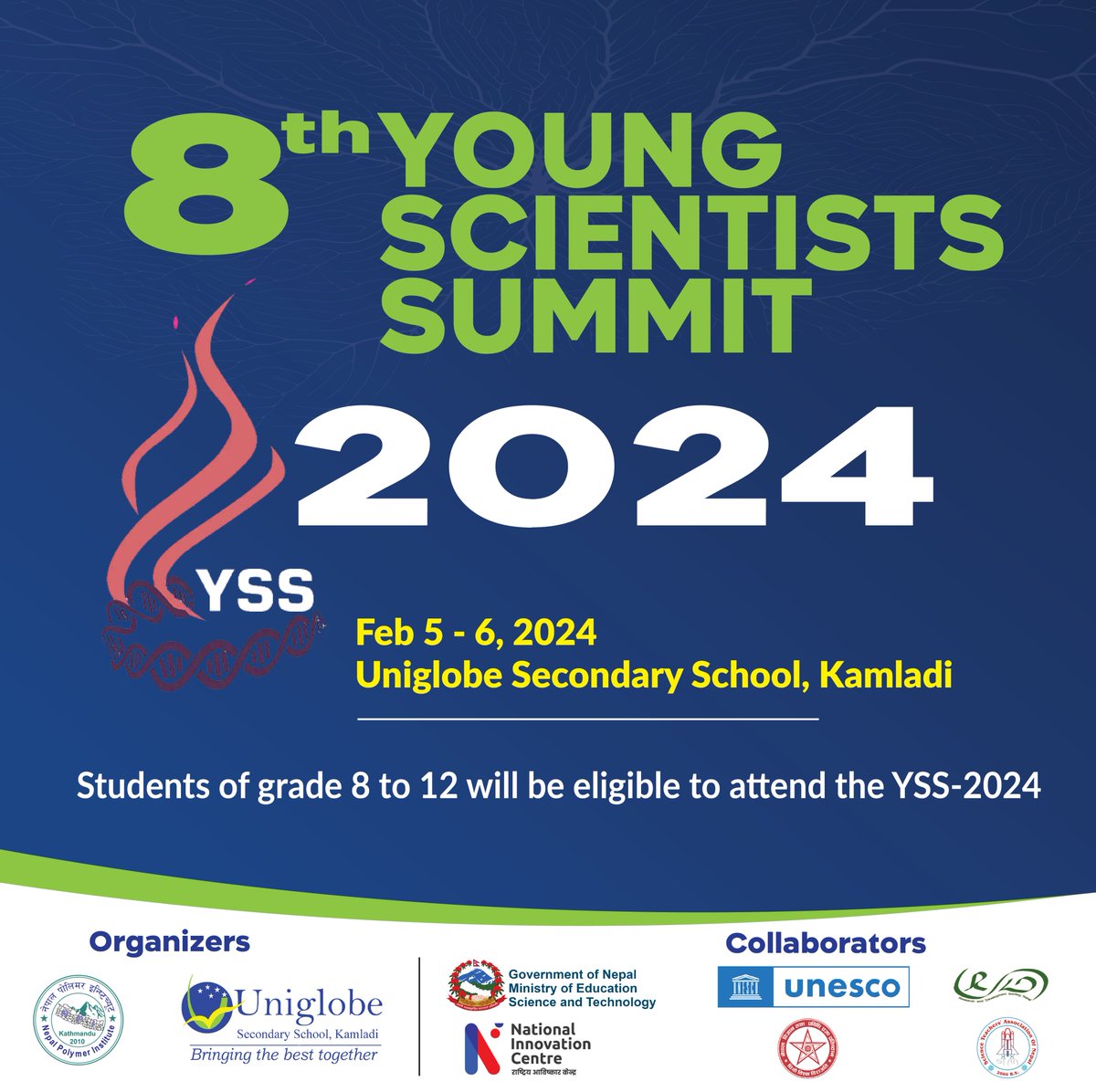 UniglobeSS's tweet photo. Join us at the Young Scientists Summit (YSS-2024)
The winners will be entitled to attend the Asia Pacific Conference of Young Scientists (APCYS-2024) in Langkawi Island, Malaysia. September 15 to 20, 2024
Please click the link for program details: https://t.co/oVOWqrV05I https://t.co/SAlLZQPBEV