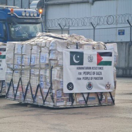 Zhchaudhri's tweet photo. Another flight from
Pakistan carrying relief assistance for the brotherly people of Palestine arrived today in Amman. Pakistan will continue to stand for peace and justice for Palestine. #PeaceForPalestine #PeaceForGaza https://t.co/lrl5oyAwqV